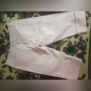 Lazer Jeans Pink Cuffed Capris Size 13